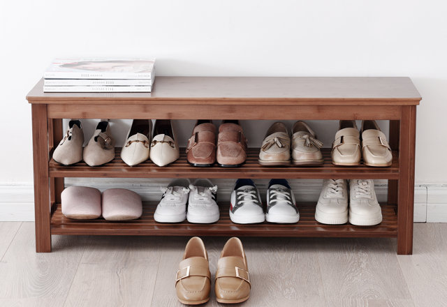 On sale now: shoe storage racks 